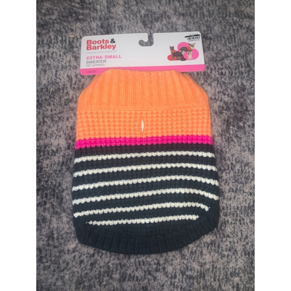 Boots & Barley Extra-Small Pet Sweater New